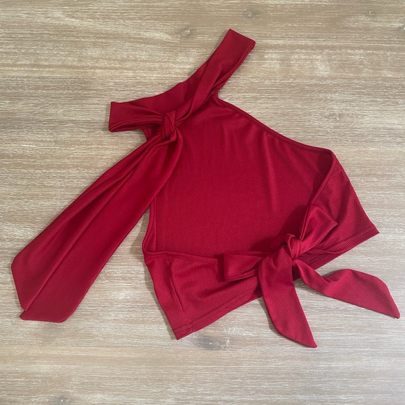 Red Halter Top - Picture 2 of 2